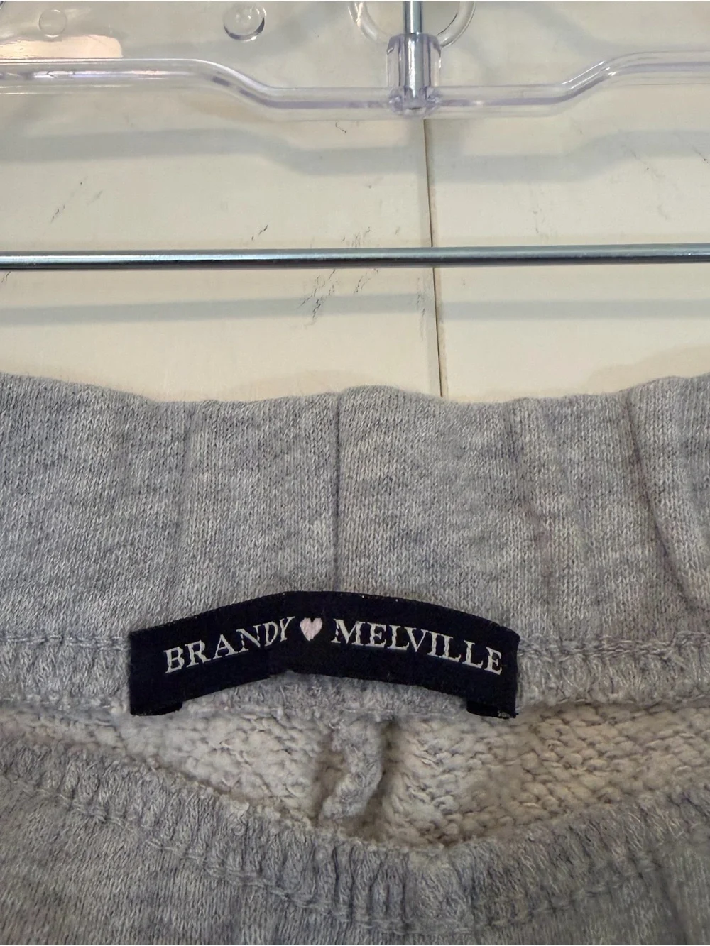 Brandy Melville Light Gray Rosa Sweatpants - Picture 3 of 3